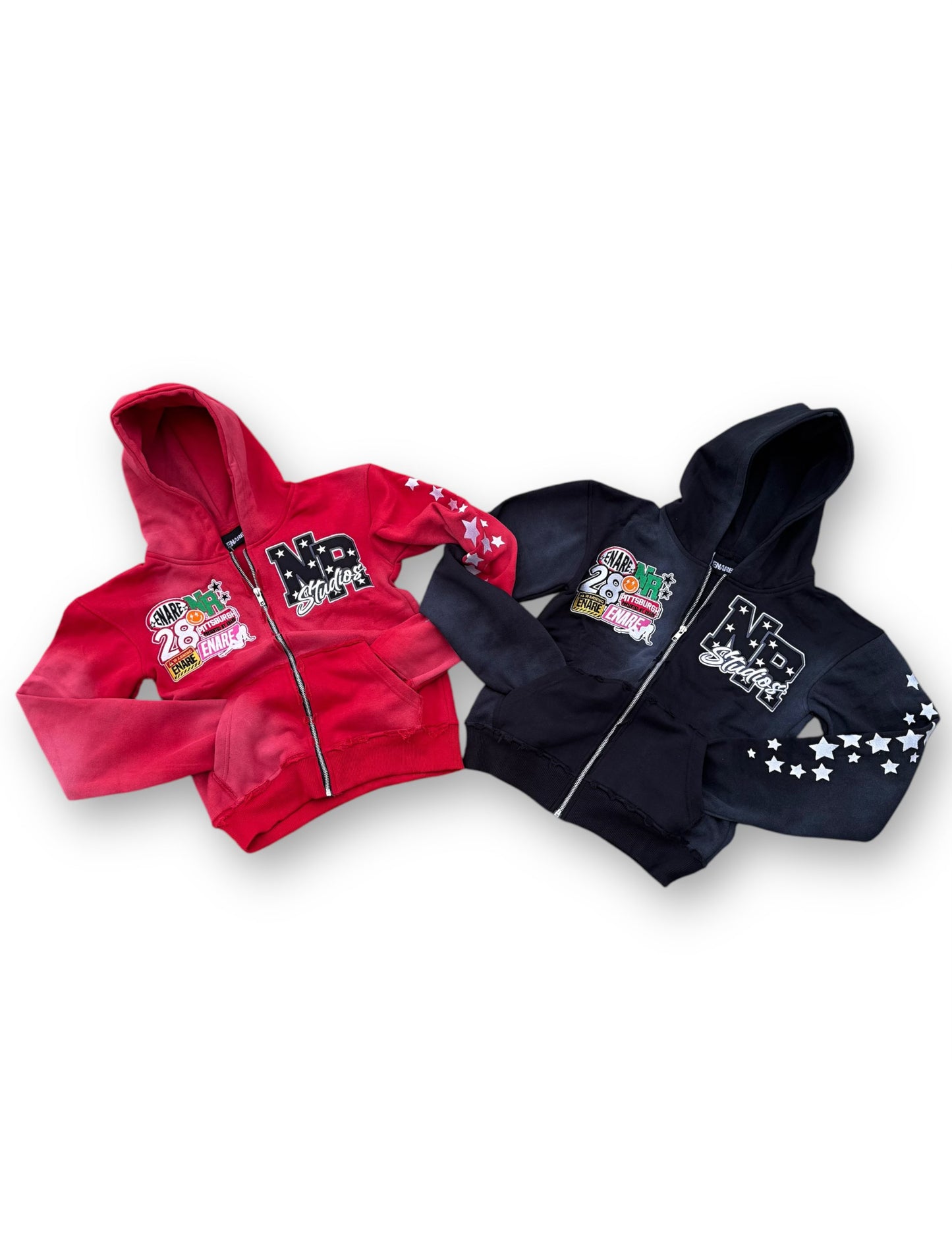 NR patchwork hoodie